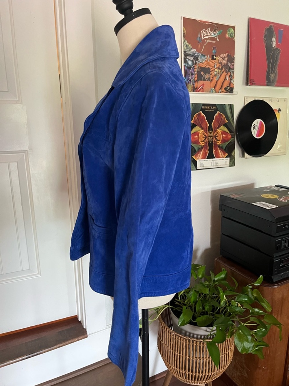 Chico’s Royal Blue Suede Jacket - Picture 5 of 11